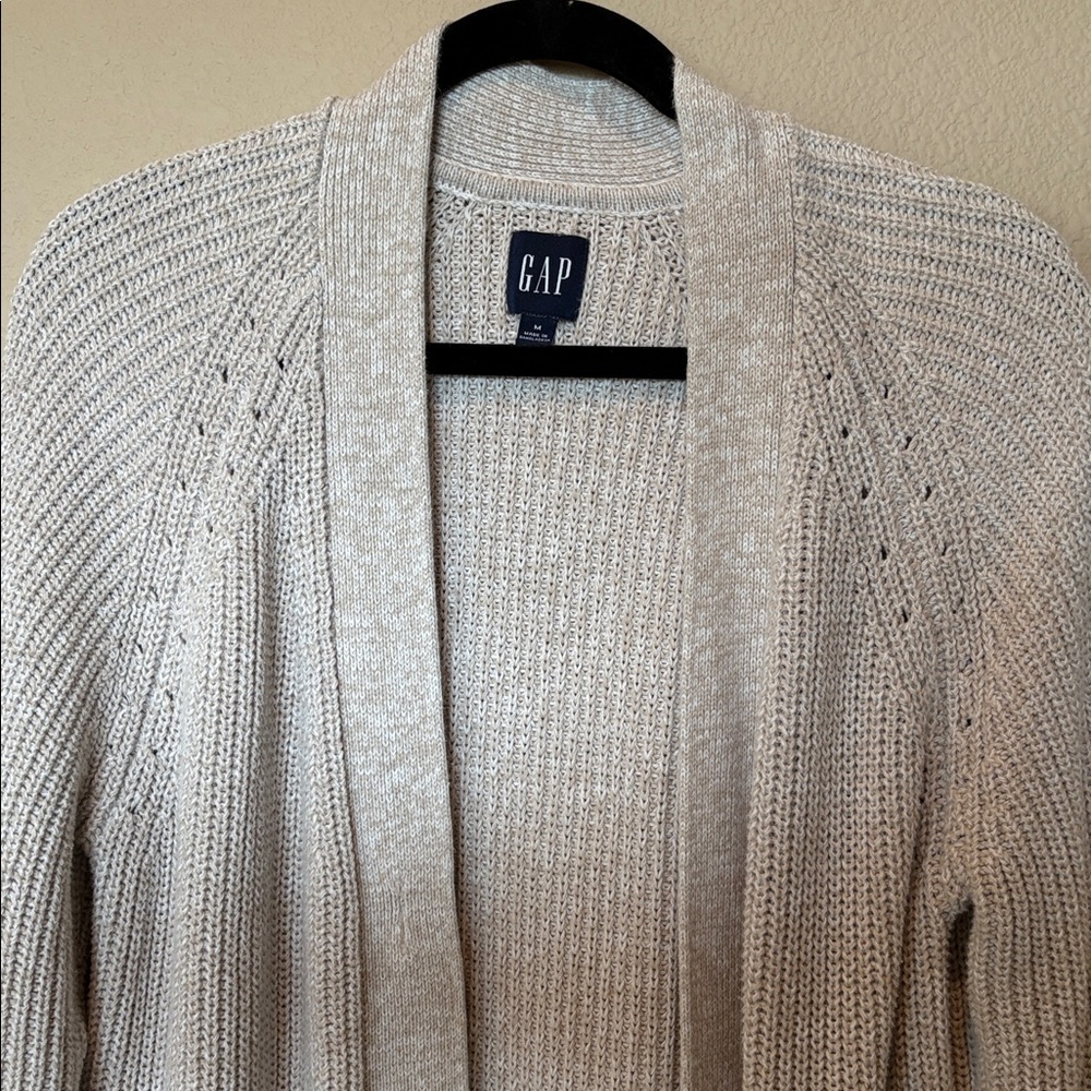 GAP Women's Chunky Knit Button Up Cardigan Cotton Versatile Layering Y2K Preppy